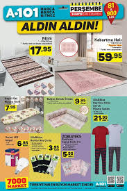 A101 03 05 2018 Persembe Aktuel Katalogu Kabartma Hali