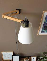 scandinavische houten wandlamp witte kap https www directlampen nl trendy wandlamp bronq liv berken wandlamp doe het zelf lamp houten lamp