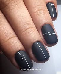 20 Simple Black Nail Art Design Ideas Blacknails Simple Nails Easy Nail Art Nail Art Hacks