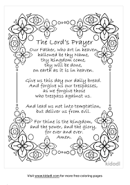 Jesus taught many people about god. The Lord S Prayer Coloring Pages Free Bible Coloring Pages Kidadl