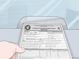 You can do this by sending your fingerprints to the bureau of criminal identification or bci. How To Apply For A Concealed Carry Permit 8 Steps With Pictures