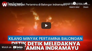 Pertamina's balongan refinery exploded this early morning. Qt4eomfa7mlyvm