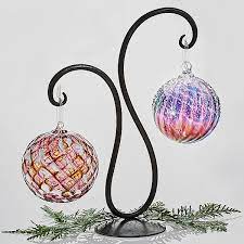 These modern designed ornament stands come in a set of six so that you can display your full collection of ornaments! Shown With Raspberry Trifle By Paul Lockwood Left And Byzantium By Tom Stoenner Right Ornament Stand Metal Ornament Forging Ideas
