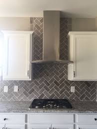 Straight herringbone tile backsplash tutorial. Silver Screen Tumbled M744 3x6 In Herringbone Pattern Kitchen Backsplash Photos Kitchen Inspirations Kitchen Tiles