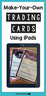 Mytradingcards.com is the #1 online trading card maker allows you to create your own trading cards and baseball cards online. Make Your Own Trading Cards Using Ipads Literacy Specialist Small Group Reading Literacy Resource