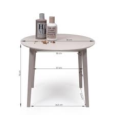 Comprar una mesa redonda de comedor es una opción funcional. Mesa De Comedor O Cocina Extensible Redonda Dallas Color Gris