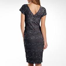 Shutter Pleat Dress With Lace Trim Petites Jcpenney Shutter Pleat Dress Gray Lace Dress Lace Dress