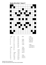 Shikaku area puzzles are number and logic puzzles in which you have to divide a grid cells each representing a certain area. Free Downloadable Puzzle Number Fill In 15x15 7 Puzzles By Nilo Fill In Puzzles Puzzle Printable Crossword Puzzles