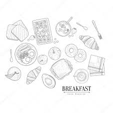 It takes a lot for artists to reach to that standard, where they can perfectly sketch that. Breakfast Food Isolated Drawings Set Hand Drawn Realistic Detailed Sketch In Classy Simple Pencil Style On White Background Premium Vector In Adobe Illustrator Ai Ai Format Encapsulated Postscript Eps Eps Format