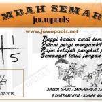Prediksi Jowo Pools Selasa 23 Juli 2019 Selasa