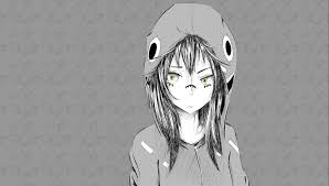 Share red and black anime with your friends. Download Wallpaper 960x544 Anime Girl Graphic Hat Black White Playstation Ps Vita Hd Background