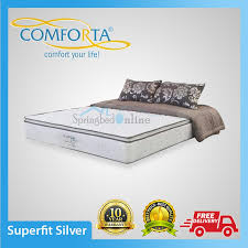 Harga comforta hanya kasur spring bed super fit silver 180x200. Harga Springbed Comforta Terbaik Kamar Tidur Perlengkapan Rumah Juli 2021 Shopee Indonesia
