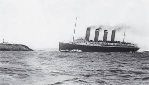 rms lusitania ireland in ww1 shape