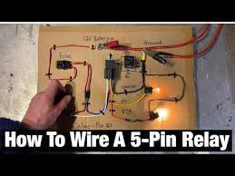 Does the relay energize in your hand, with batt & grd on coil & ohm meter on it's contacts, to see if their burnt? How To Wire A 5 Pin Automotive Relay Pins 87 30 85 86 87a Bosch Style Fans Fuel Pump Lights Youtube