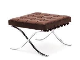 The chair was first used in villa tugendhat, a private residence, designed by mies in brno (czech republic). Knoll International Barcelona Stool Relax By Ludwig Mies Van Der Rohe 1929 Designer Furniture By Smow Com