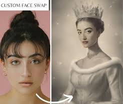 Vintage Queen| Turn Your Photos in to Portraits| Face Swap| Custom Picture|  2 Options| Old Photo Style|custom Picture| Gift Custom Picture