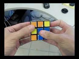 Hold the cube in the way when these two solved corners are placed on the left face. Solve The Rubiks Cube With 2 Moves Youtube