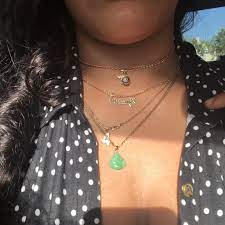 Buddha necklace meaning wearing items bearing the image of buddha can remind us to be like buddha in our daily life. Lael Mitchell On Twitter Buddha Jewelry Jade Necklace Pendant Buddha Necklace Gold