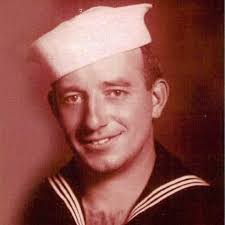 My uncle Francis 'Scoop' Ward, wounded in the kamikaze attack