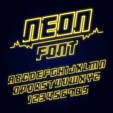 Download Free Neon Font Images PSD Mockup Templates