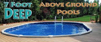 What Is A Deep Above Ground Pool How Deep Can You Go And Where To Buy One Near Jacksonville F Deep Above Ground Pools Best Above Ground Pool Above Ground Pool