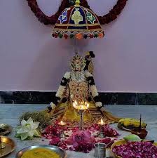 Entire house or the area of the puja decorated with natural fresh flowers will make the atmosphere devotional and spiritual. Varalakshmi Pooja Gayathri S Cook Spot