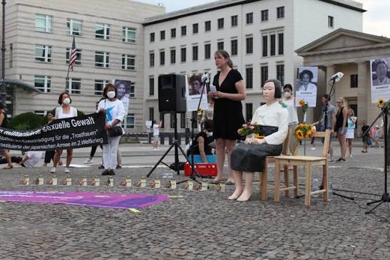 The suffering of the "comfort women" in the Second World War