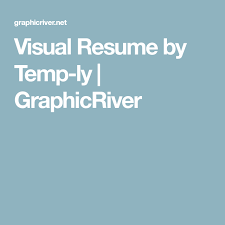 Visual Resume Visual Resume Indesign Brochure Templates Resume