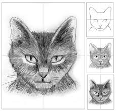 Cat Head Pencil Shading Art Projects For Kids Kids Art Projects Art Handouts Art Projects