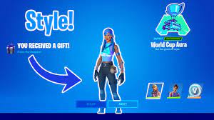 Please contact us if you want to publish a fortnite aura skin. New Fortnite World Cup Aura Skin Youtube
