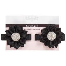 Bobby pins, hair clips & hair pins. Cute Cute Girls Black Hair Clips 2 Pk Childrensalon
