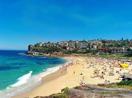 Surfers paddling out to waves at bronte beach, sydney, australia. Bronte Beach Things To Do In Sydney Likealocal Guide