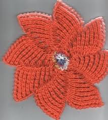 Free knitting pattern for daisy flower washcloth dishcloth afghan square. Free Flower Shaped Dishcloth Knit Pattern Archives Knitting Bee 2 Free Knitting Patterns