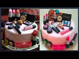 I made the cake using 2 cake mixes.the chocolate cake was baked in a 13 x 9 inch… kit kat and m & m birthday cake overload! Makeup Kit Cake Girls Birthday Cake Youtube