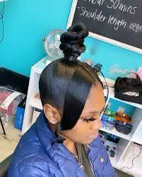 Hey Girlfran On Instagram Top Knot Bun Youtube Video Otw Hairstyle Top Knot Bun To Hair Ponytail Styles Sleek Ponytail Hairstyles Ponytail Styles
