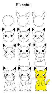 Pikachu Step By Step Tutorial Dessin Spiderman Dessins Faciles Tutoriel De Dessin