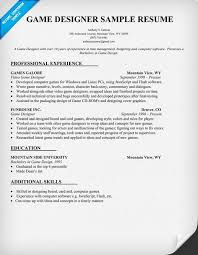 Video game designer cover letter. Lead Game Designer Resume August 2021