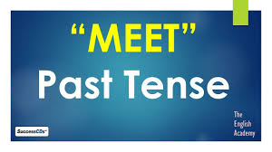Past Tense Of Meet And Other Forms Of The Verb Meet Examples Sentences Youtube