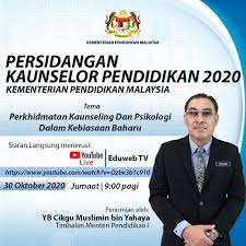 Senarai lengkap nama menteri dan timbalan menteri di bawah kerajaan pakatan harapan, kabinet malaysia 2018 di bawah pentadbiran tun dr. Kementerian Pendidikan Malaysia Persidangan Kaunselor Pendidikan 2020 Bersama Yb Cikgu Muslimin Bin Yahaya Timbalan Menteri Pendidikan I Tema Perkhidmatan Kaunseling Dan Psikologi Dalam Kebiasaan Baharu Klik Pautan Ini Untuk Menonton Sesi