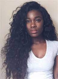 Side Parting Long Curly Lace Front Synthetic Wigs 24 Inches Curly Hair Styles Long Hair Styles Curly Hair Styles Naturally