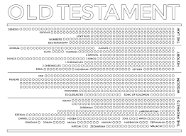 Old Testament Scripture Reading Charts The Gospel Home