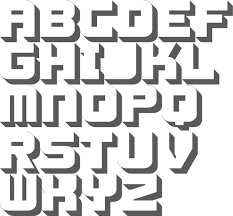 The end), you must redraw the entire letter a second time offset from the original letter. Block Letter With Shadow Font Easy Block Letters