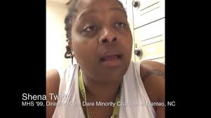 Ebony Selby, MHS parent of three, speaks of the Native lead advocacy to  stop the use of 'Redskins' as a mascots.