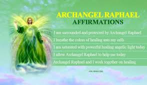 Archangel Raphael Healing Affirmations Symbols Prayer Law Of Attraction Blog