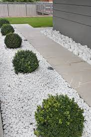 Excited Front Yard Landscaping Ideas With White Rocks Decor Renewal Rock Garden Landscaping Stone Landscaping Front Yard Landscaping