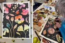 Botanical Early Autumn Colours (2-day mixed media...