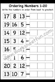 numbers ordering numbers free printable worksheets worksheetfun