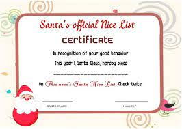 You will discover the importance of having these documents along with how you can get free printable certificates.if you take your time and do not hurry into things, the internet is a. 11 Naughty Or Nice Certificates Fun And Exciting From Santa Demplates