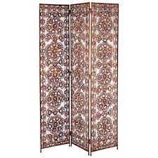 Paravento Multicolore In Metallo L 123 Cm Sheherazade Kamerscherm Metaal Art Nouveau