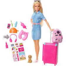 barbie seyahatte bebegi ve aksesuarlari kopekcik bavul ve fiyati